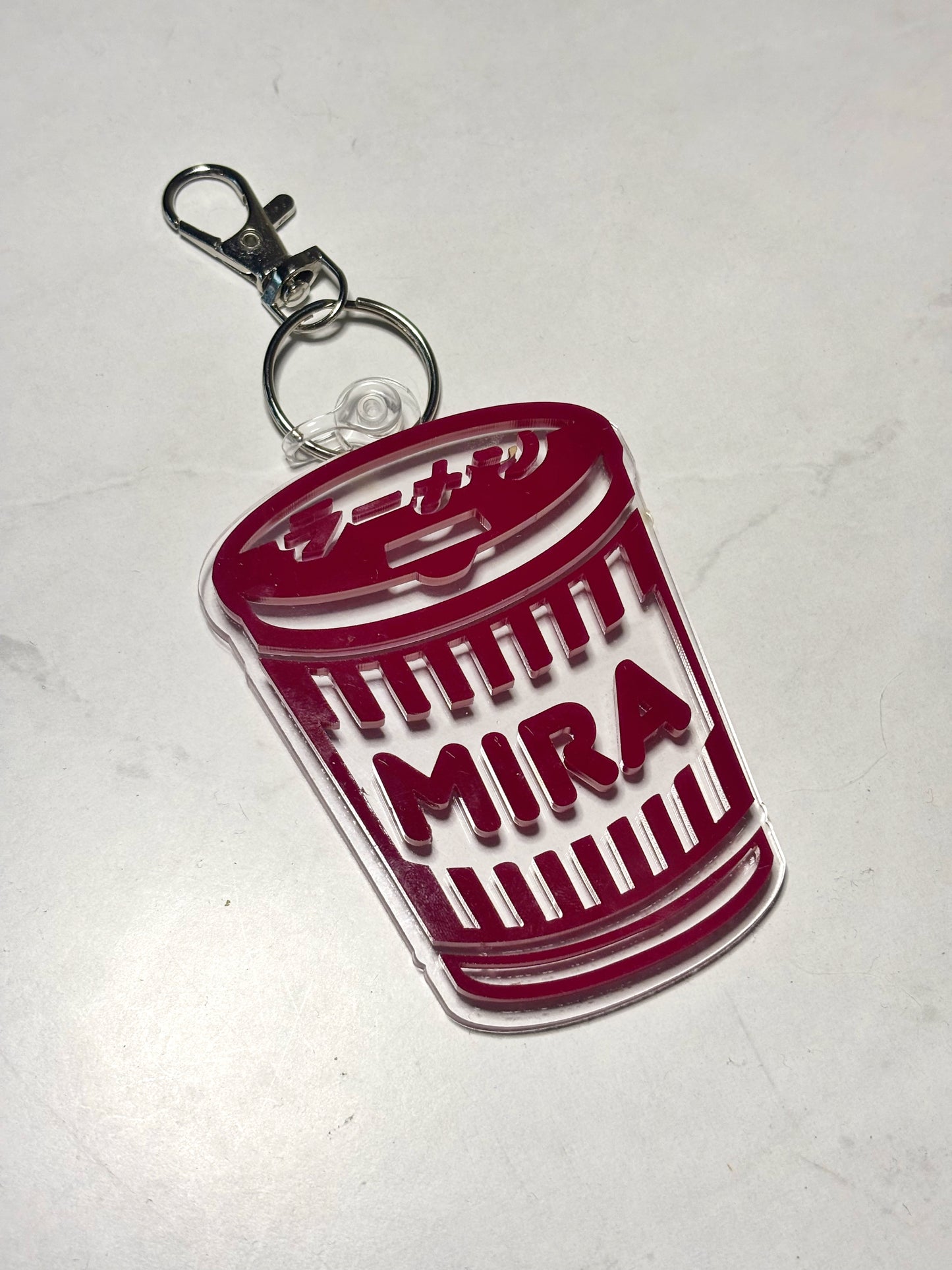 KPDH inspired ramyeon keychain