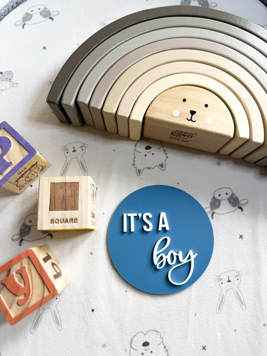 It's a girl/boy (acrylic)