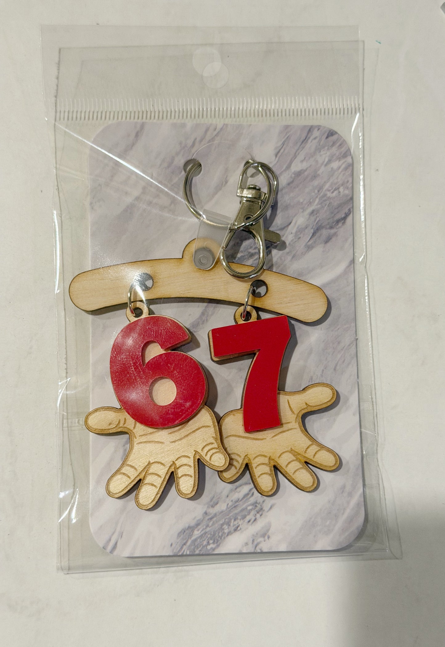 67 Bag Charm