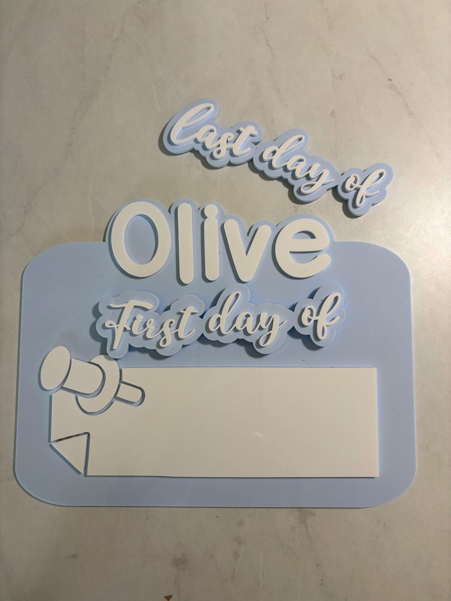 BACK TO SCHOOL SIGN (ACRYLIC)