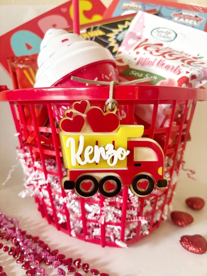 DUMPSTER TRUCK BASKET TAG