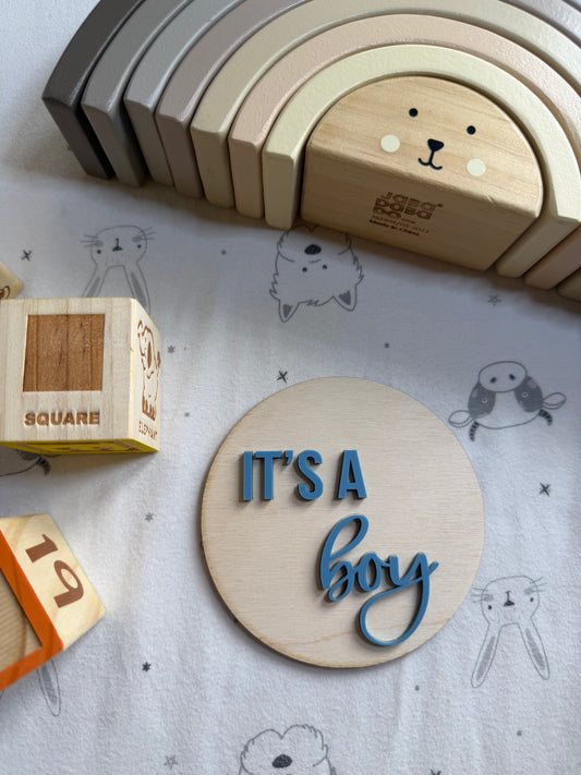 It's a boy/girl (wood)