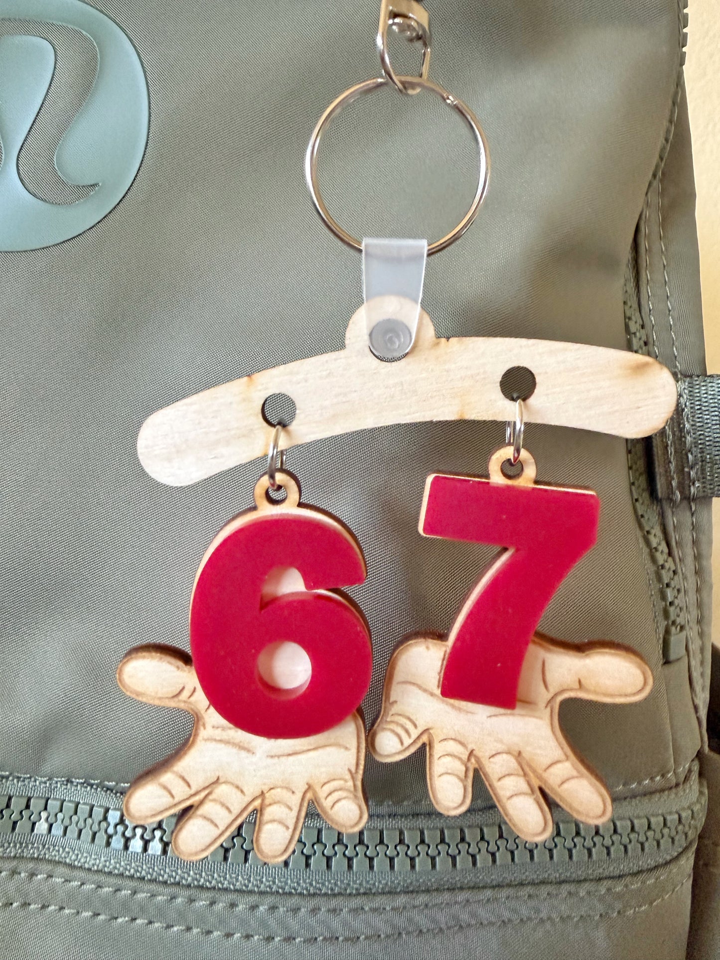 67 Bag Charm