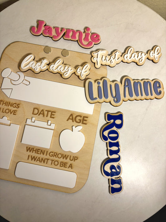 ADD ON NAME(S) FOR WOOD BTS SIGN