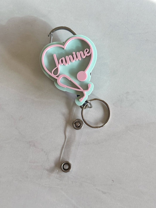 STETHOSCOPE BADGE REEL
