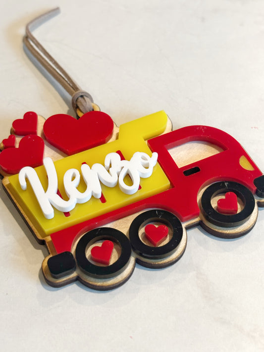 DUMPSTER TRUCK BASKET TAG