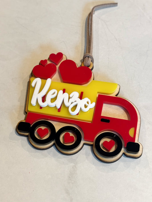 DUMPSTER TRUCK BASKET TAG