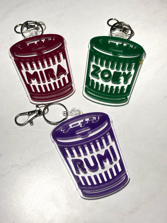 KPDH inspired ramyeon keychain