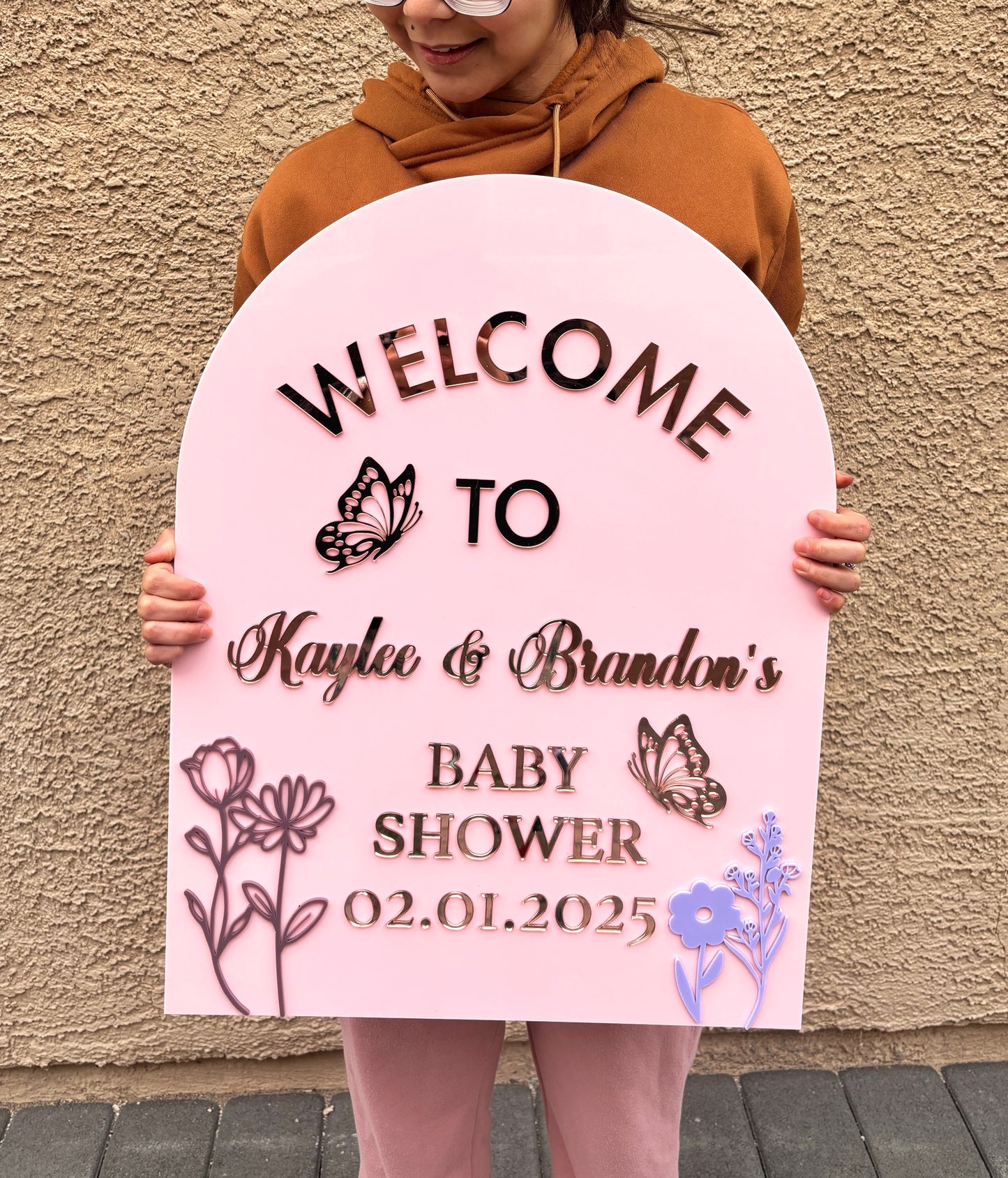 3D ACRYLIC WELCOME SIGN (18x24)