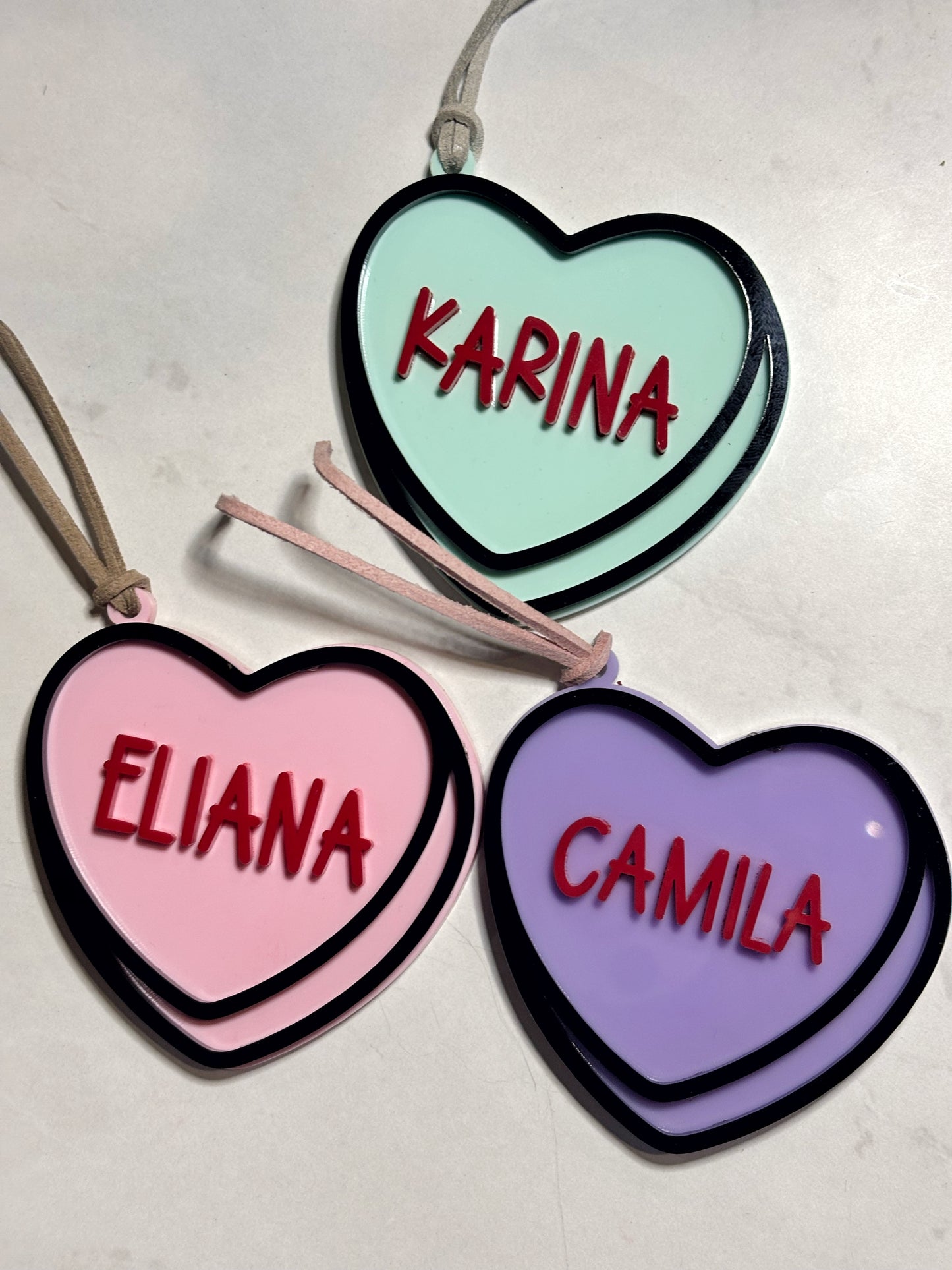 CANDY HEART BASKET TAG
