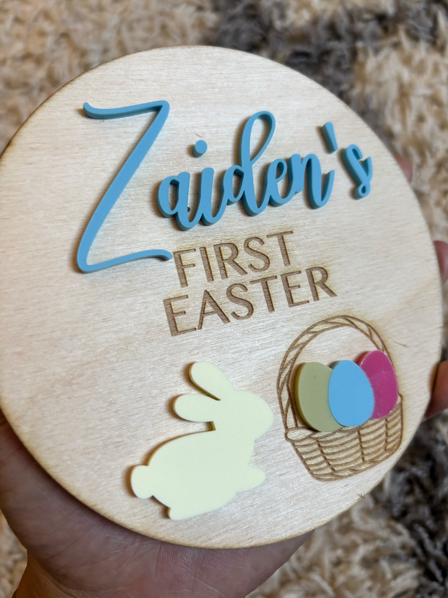 FIRST HOLIDAYs WOODEN SIGN