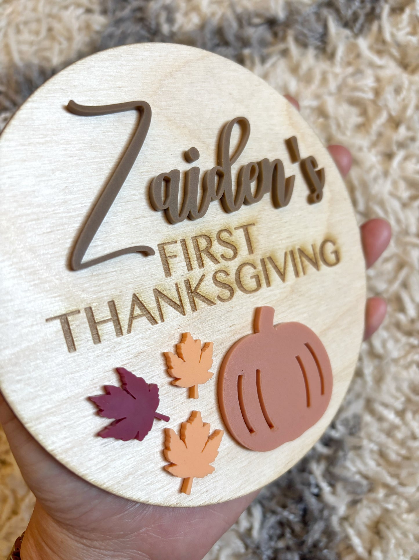 FIRST HOLIDAYs WOODEN SIGN