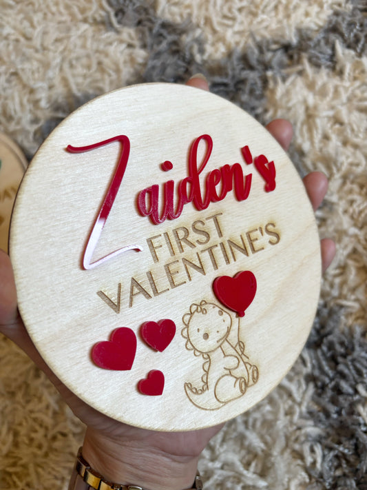 FIRST HOLIDAYs WOODEN SIGN