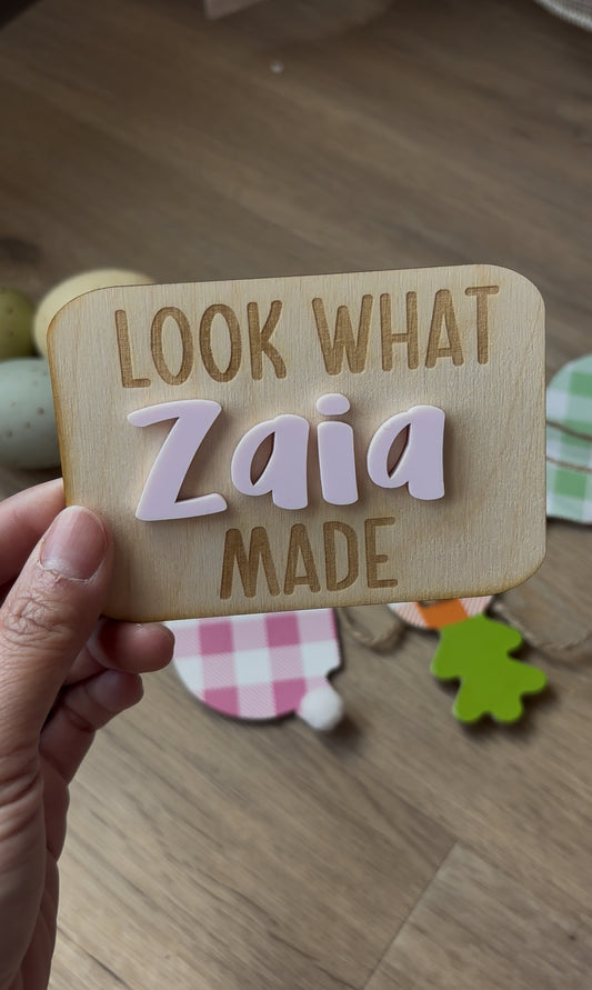 PERSONALIZED MAGNET ART DISPLAY