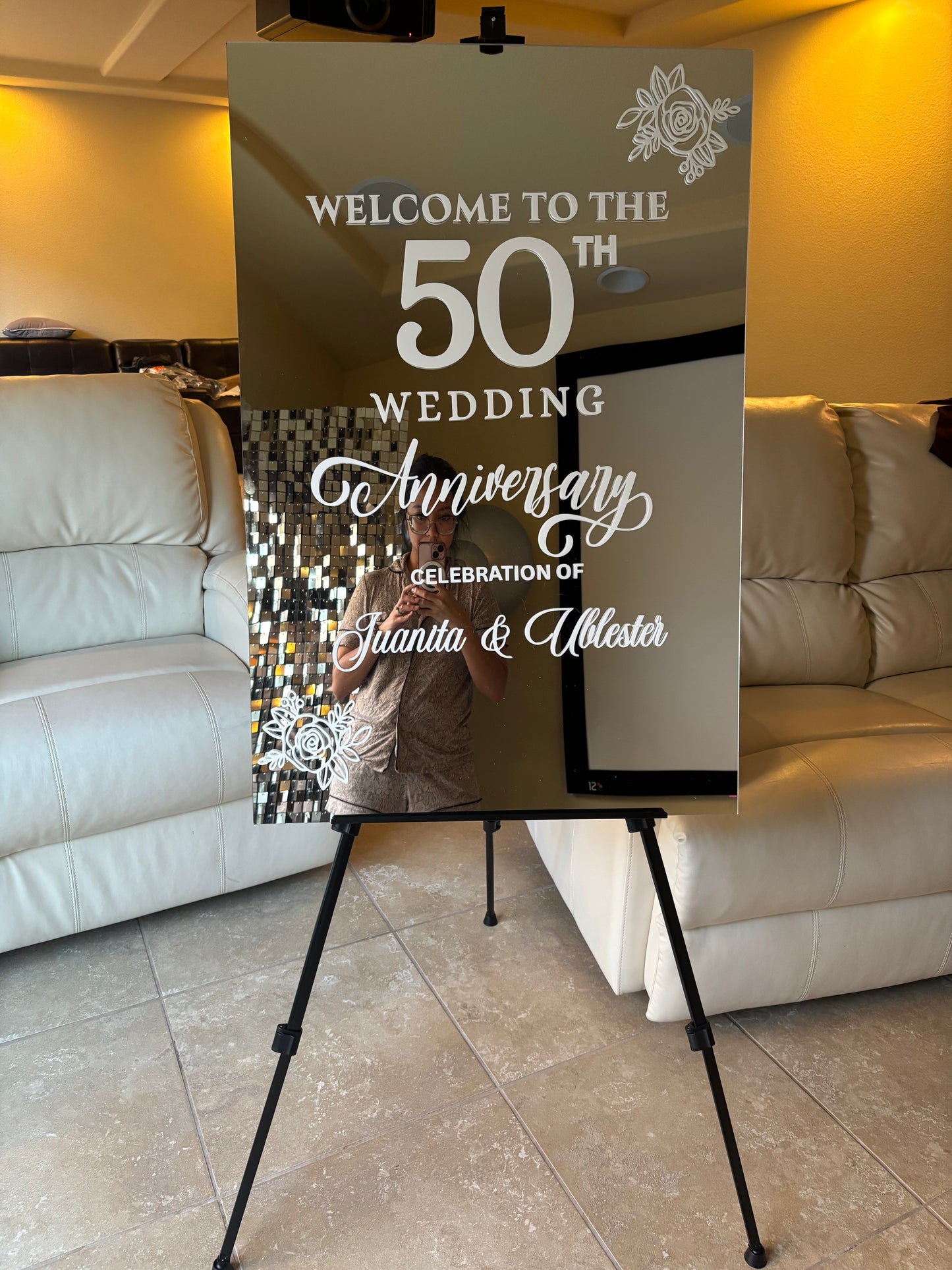 3D WELCOME ACRYLIC SIGN (24X36)