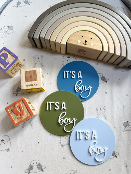 It's a girl/boy (acrylic)