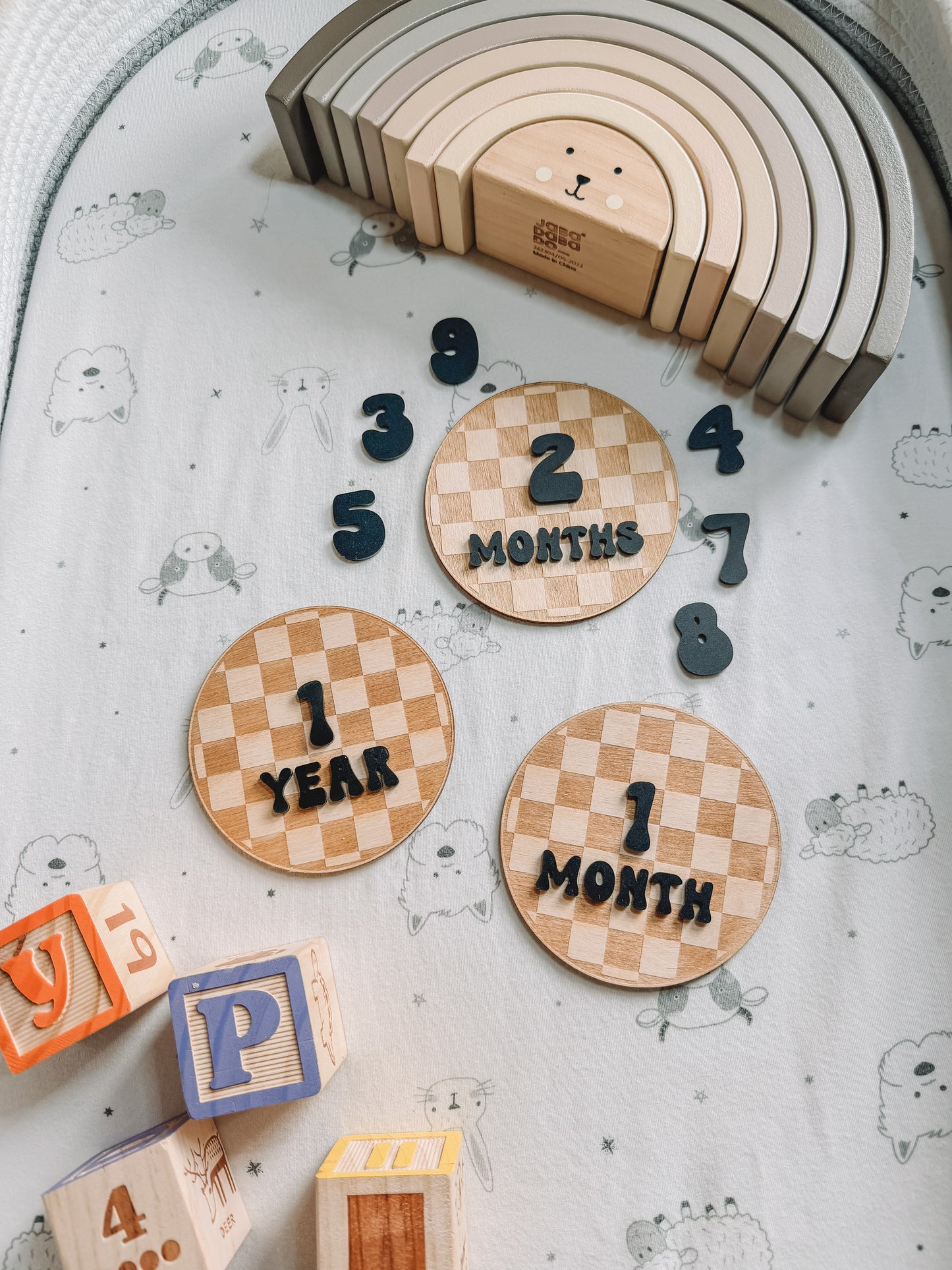 CHECKERED MONTHLY MILESTONE