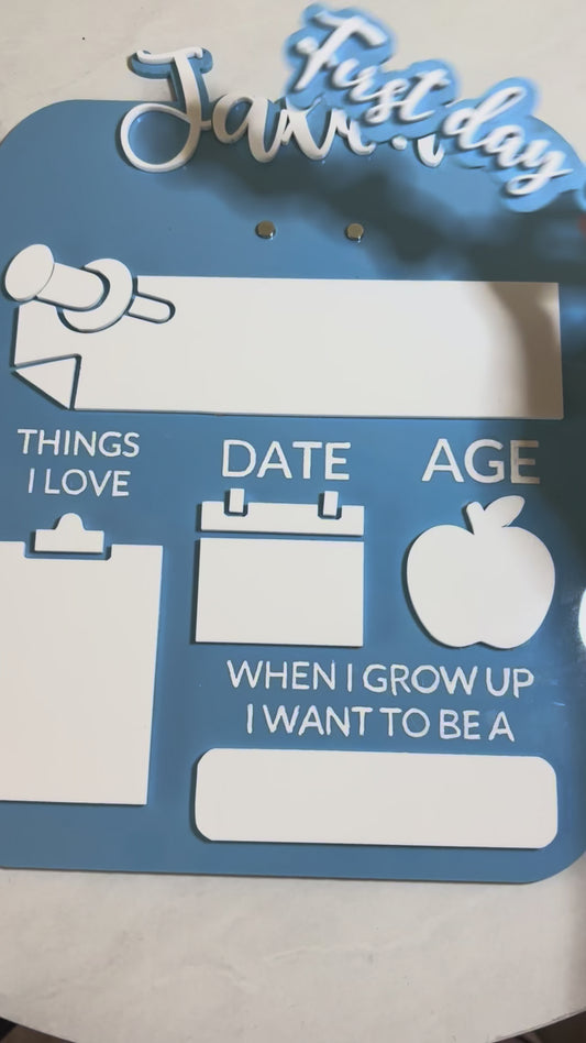 BACK TO SCHOOL SIGN (ACRYLIC)