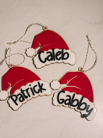 SANTA HAT ORNAMENT