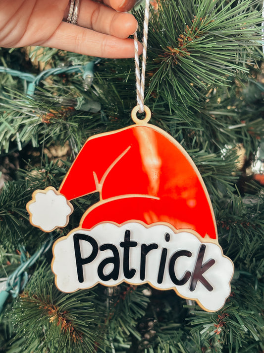SANTA HAT ORNAMENT