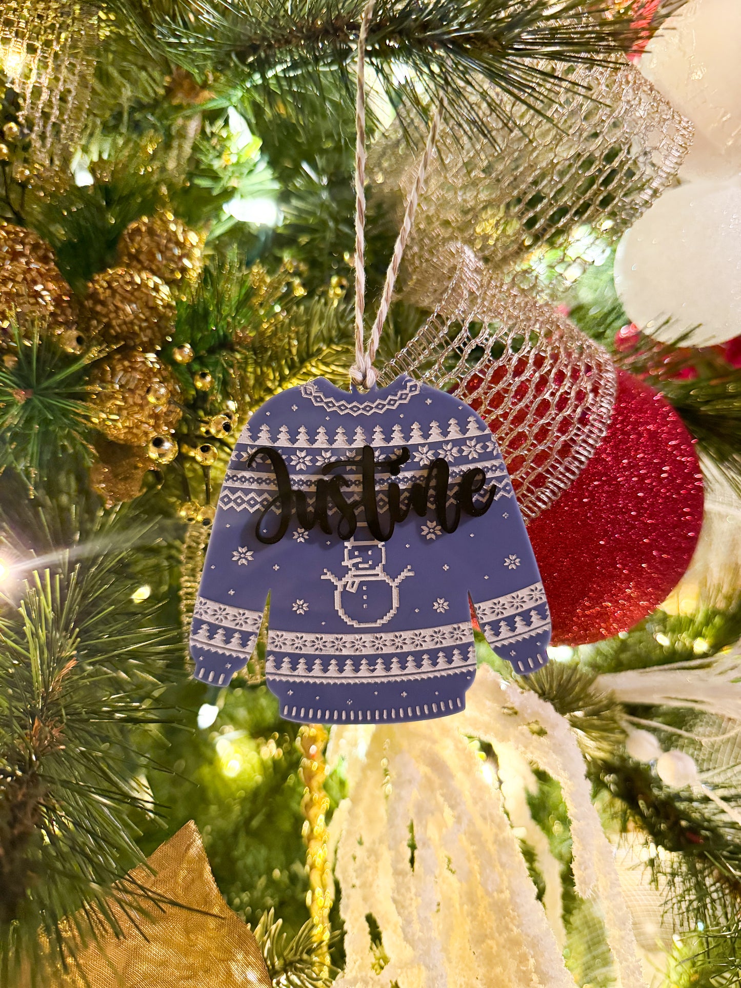 UGLY SWEATER ORNAMENT