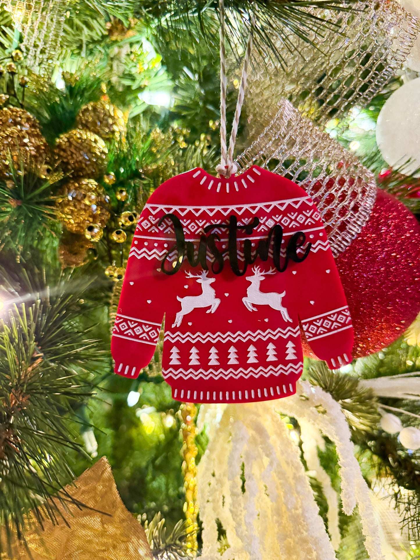 UGLY SWEATER ORNAMENT