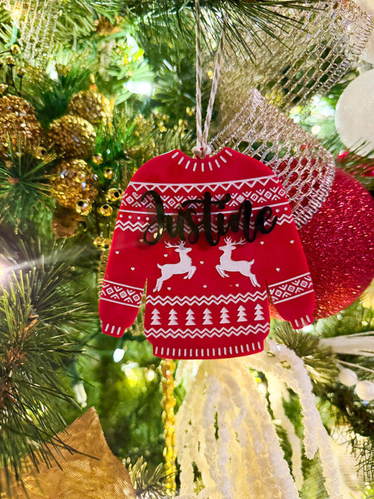 UGLY SWEATER ORNAMENT